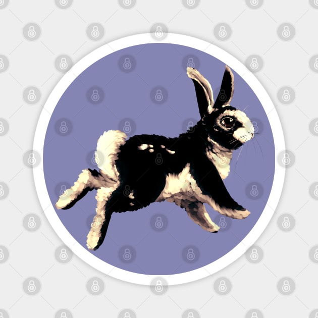 Bunny Rabbit Magnet by RudeRubicante